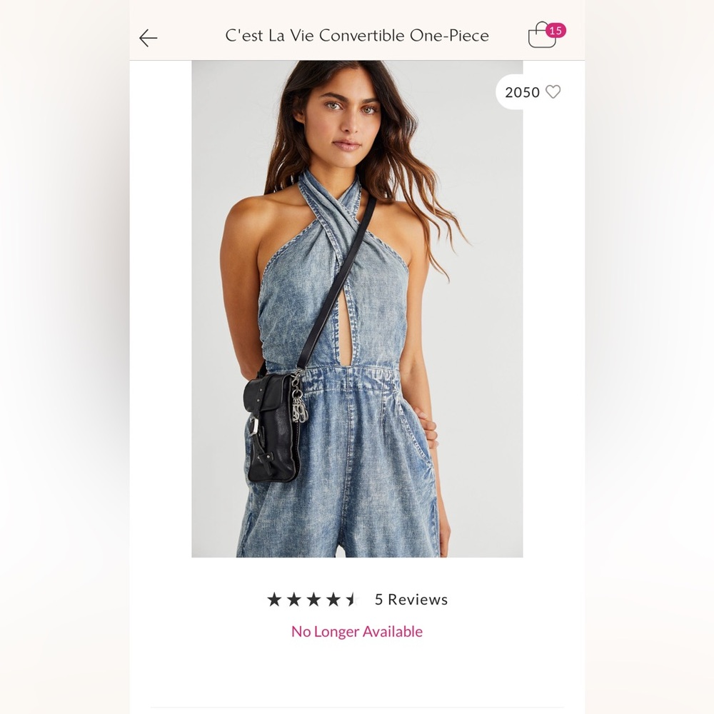 Free people C’est la vie jumpsuit